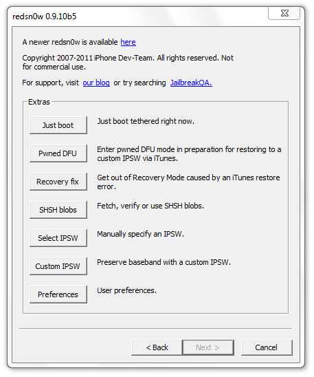 Отвязанный джейлбрейк iOS 5.0.1 (кроме iPhone 4S и iPad 2)