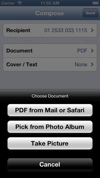 Как отправлять и получать факсы с помощью iPhone?