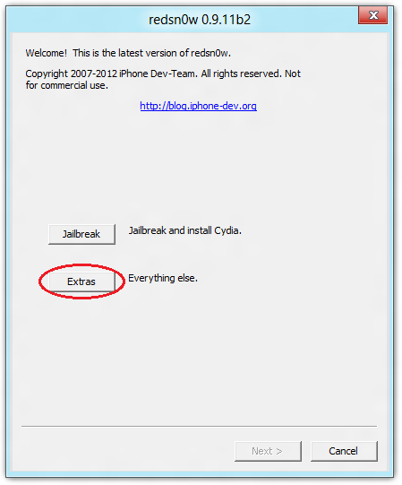 Включение устройства с привязанным джейлбрейком (Just Boot)