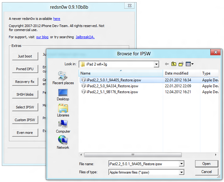 Отвязанный джейлбрейк iOS 5.0.1 (для iPhone 4S и iPad 2)