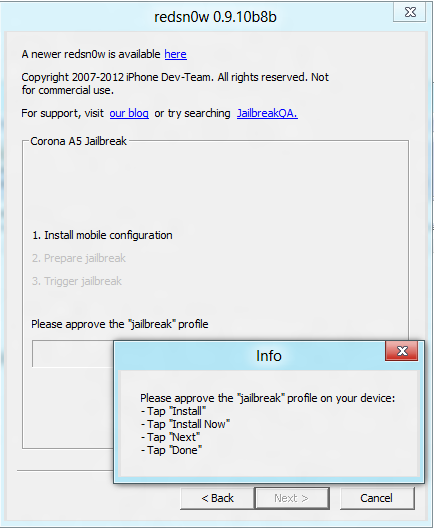 Отвязанный джейлбрейк iOS 5.0.1 (для iPhone 4S и iPad 2)