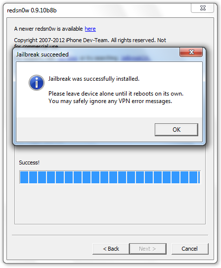 Отвязанный джейлбрейк iOS 5.0.1 (для iPhone 4S и iPad 2)