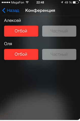 Раздел «Конференция»